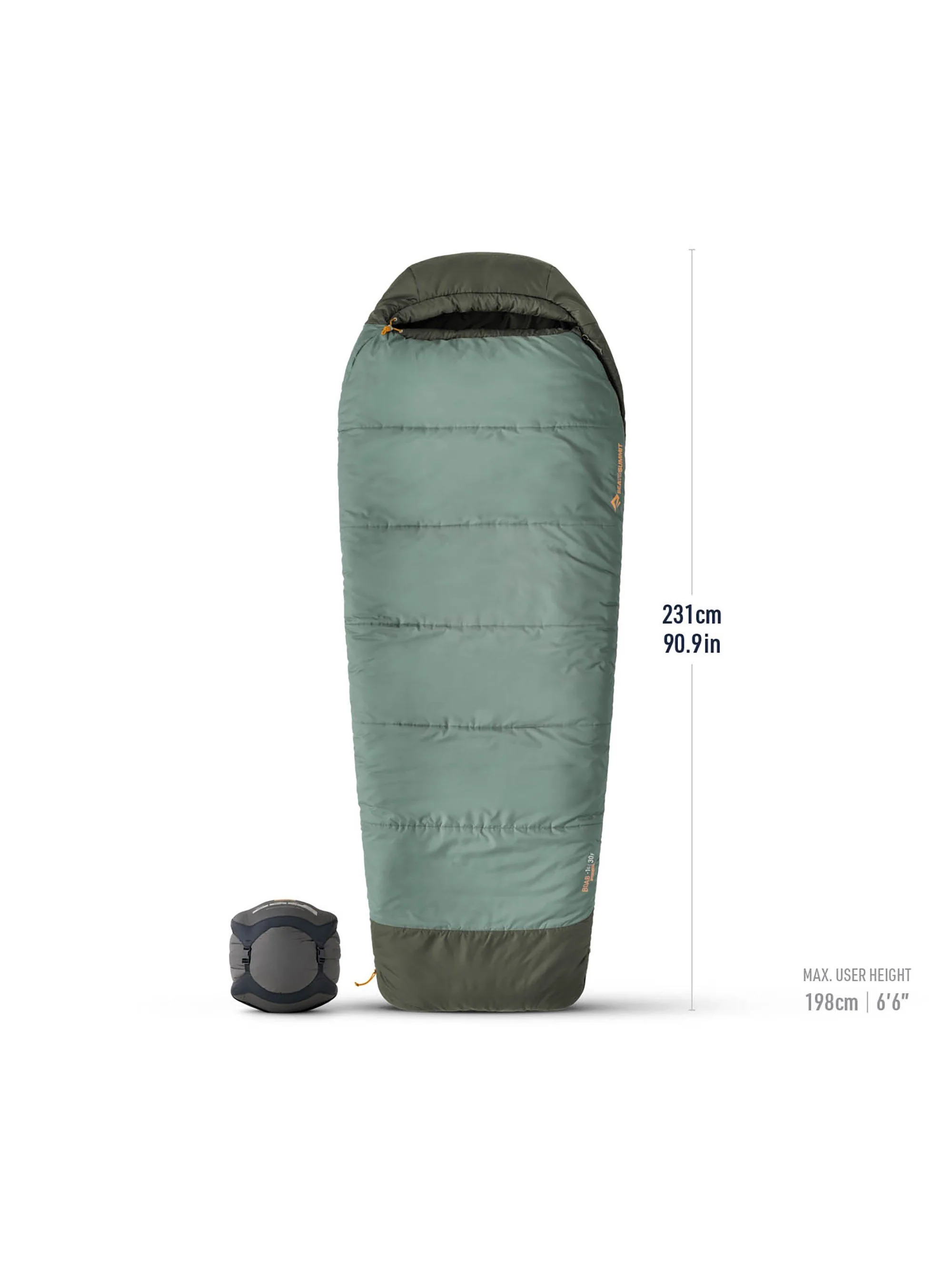 Boab Synthetic Sleeping Bag 30F | -1°C Long - Image 3