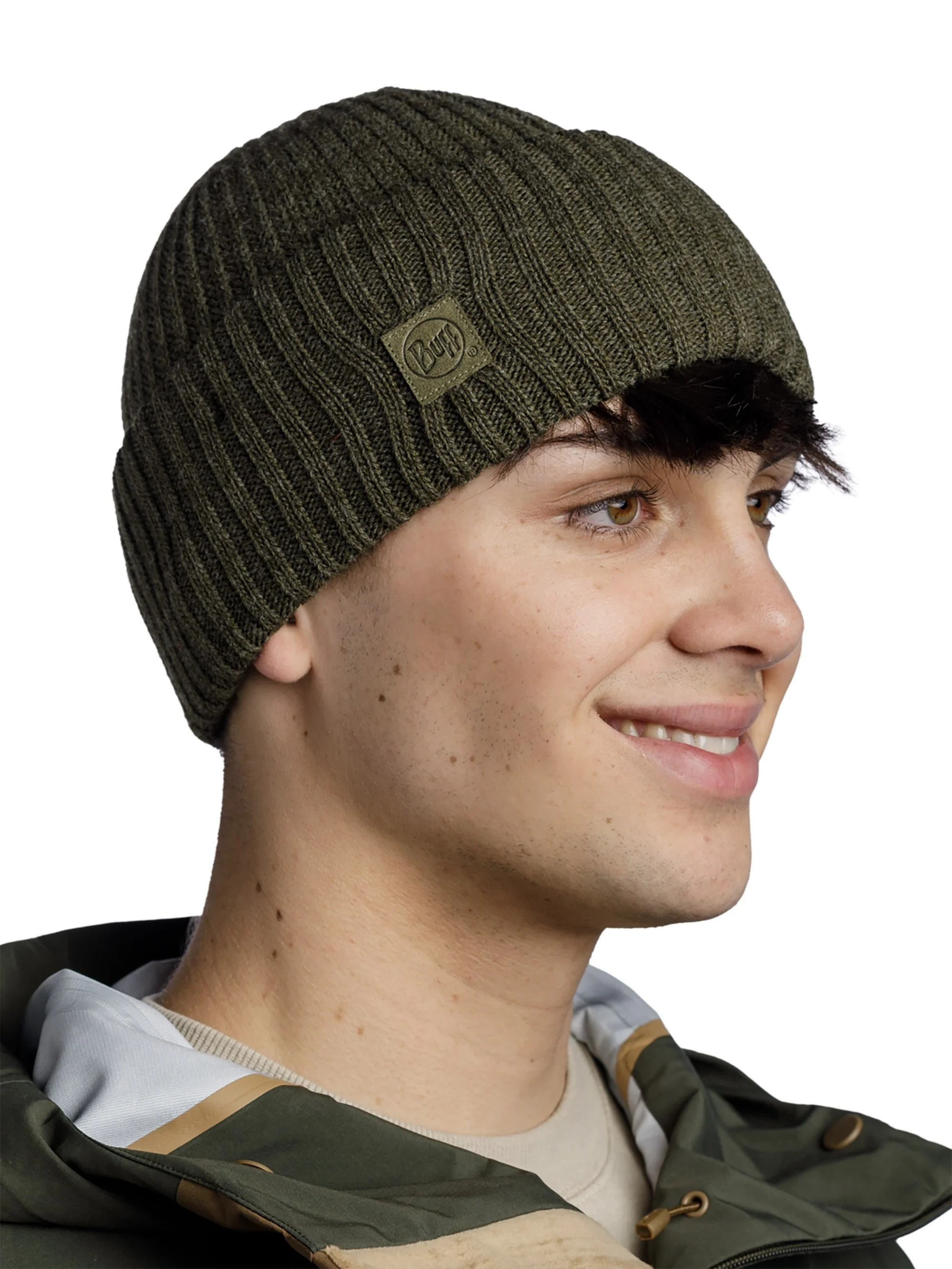 Buff Knitted Hat - Image 3