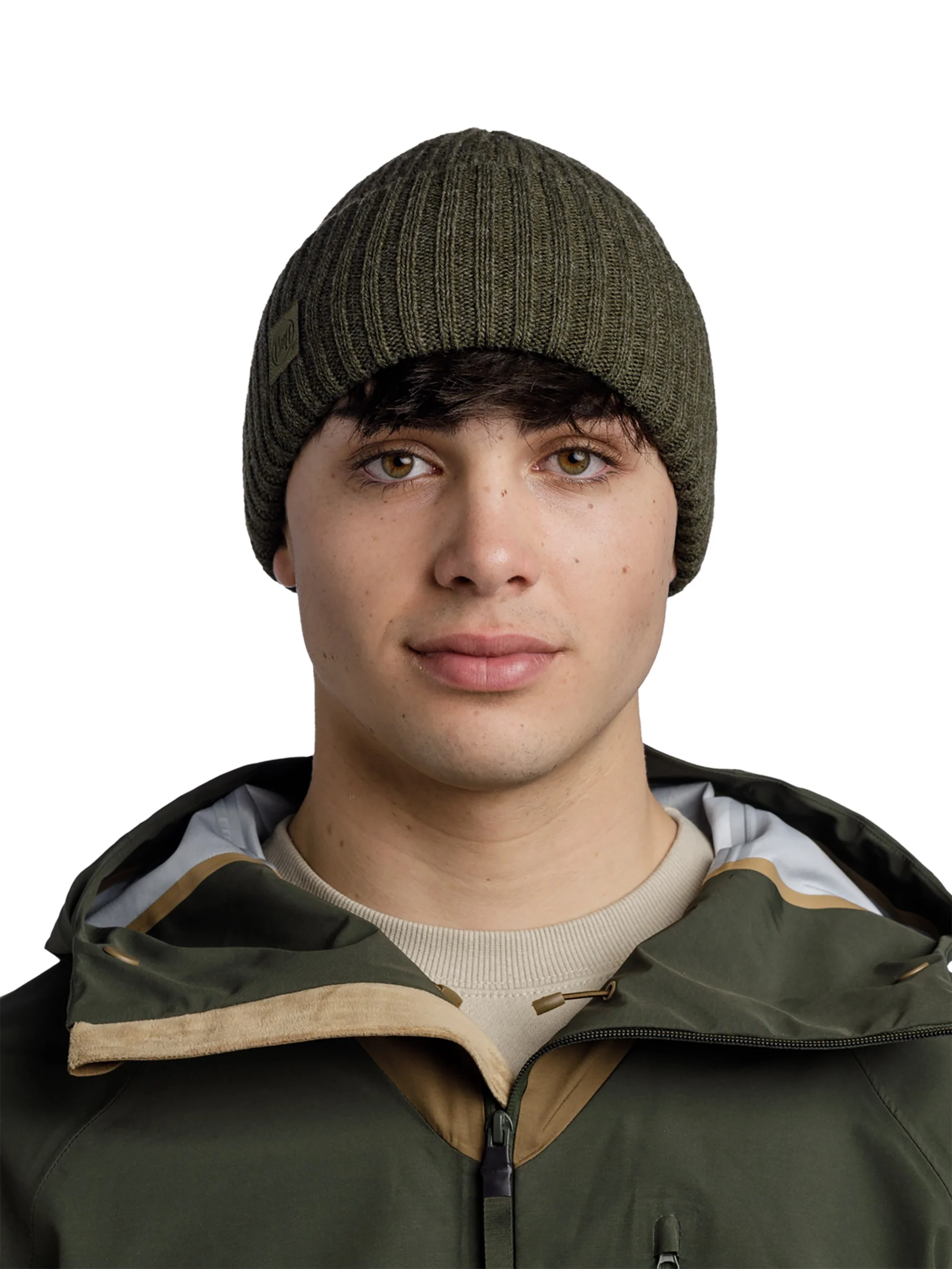 Buff Knitted Hat - Image 4
