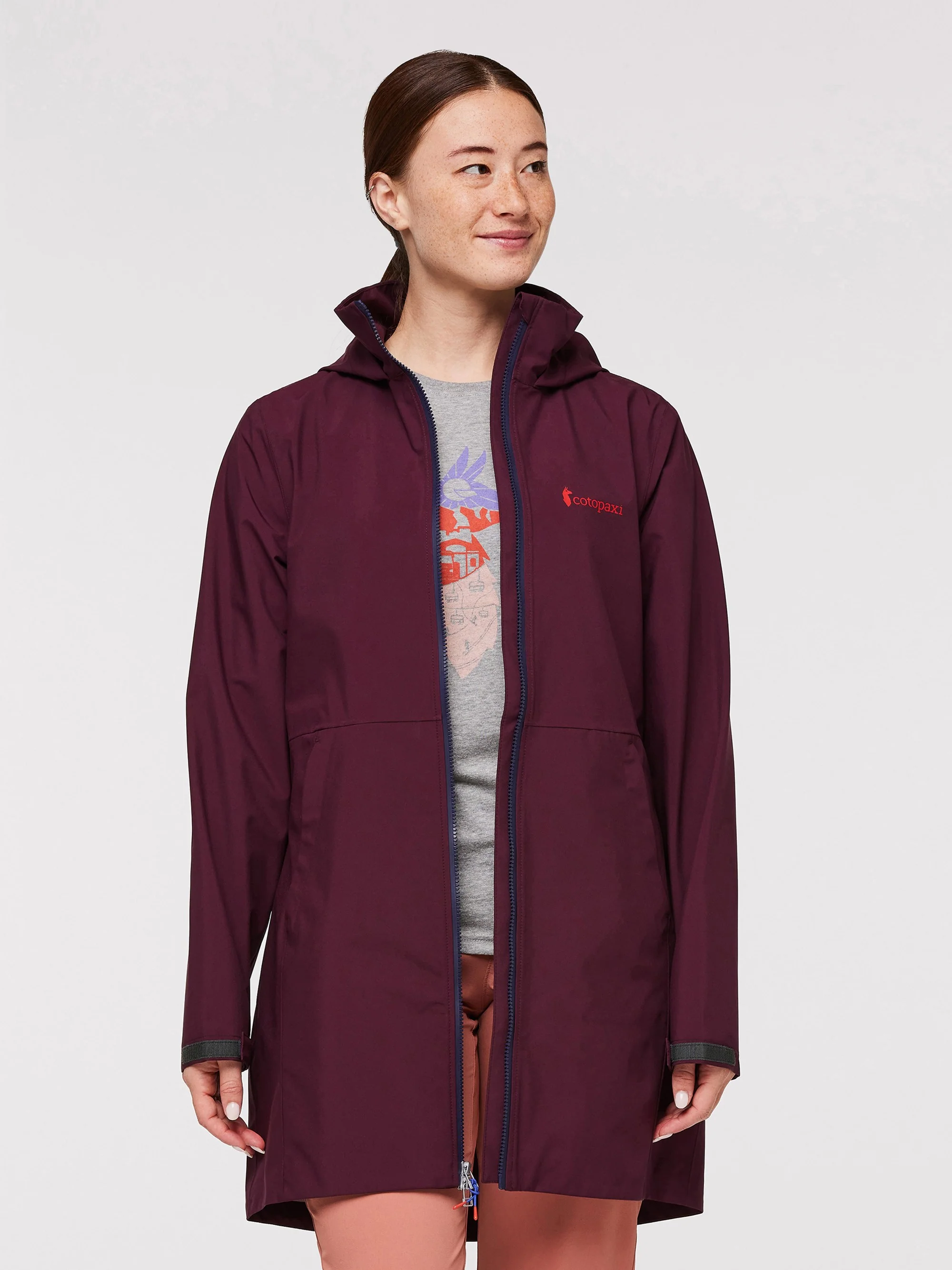 Cielo Womens Rain Trench - Image 4