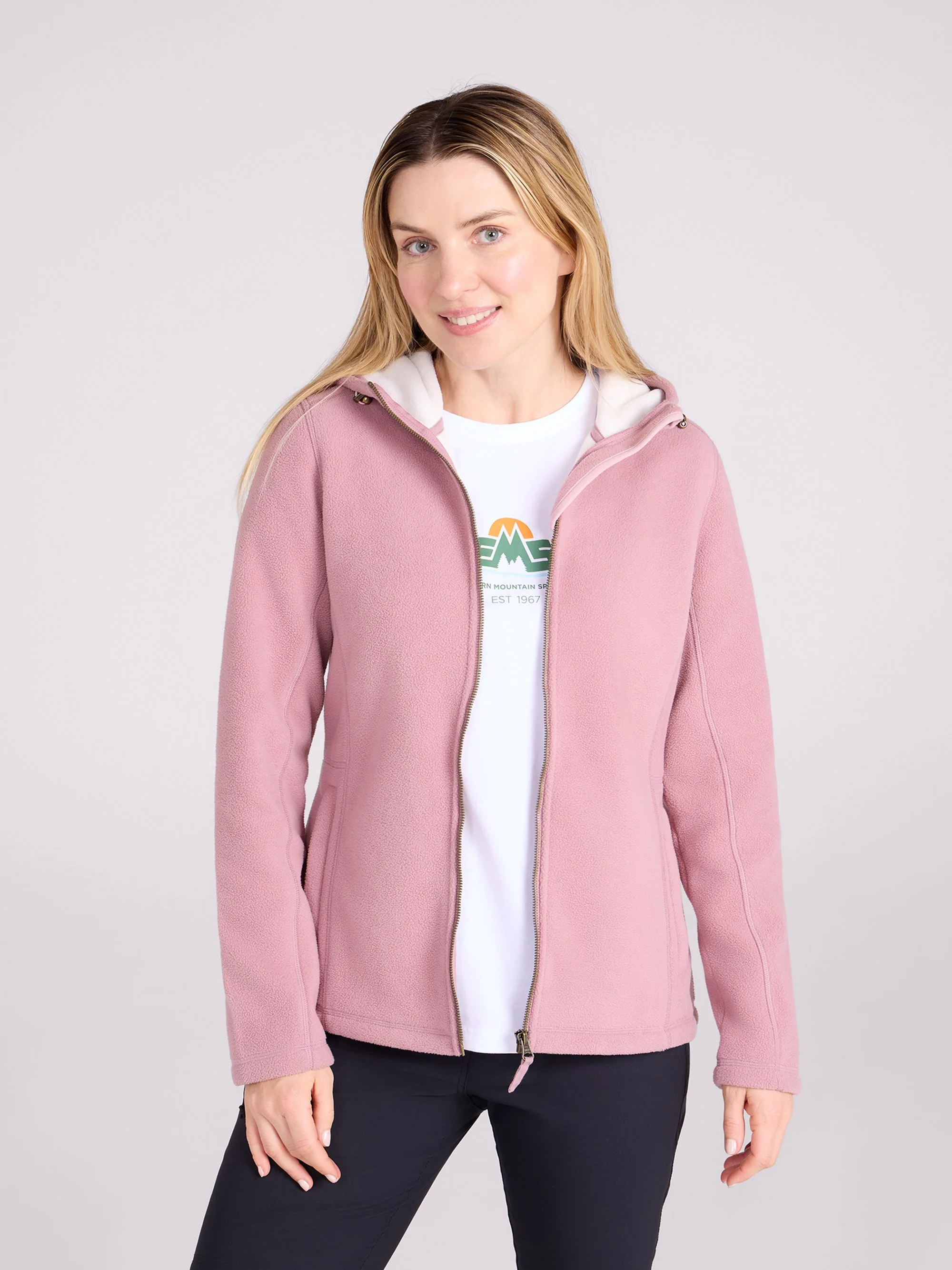 EMS Becca Womens Full Zip Hooded Fleece - Image 12