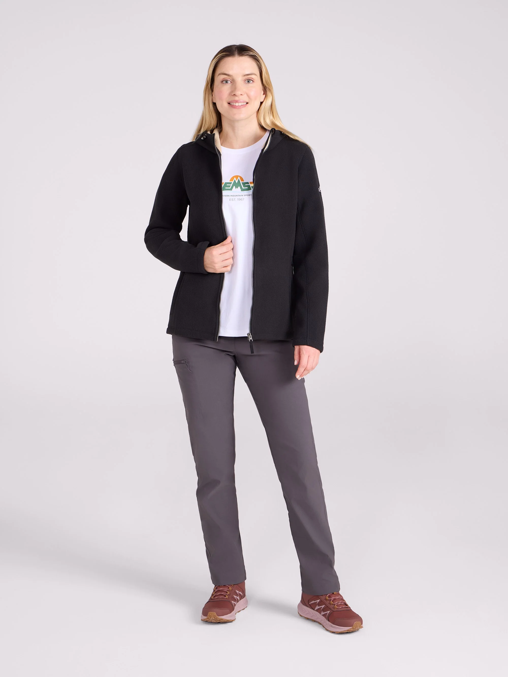 EMS Becca Womens Full Zip Hooded Fleece - Image 2