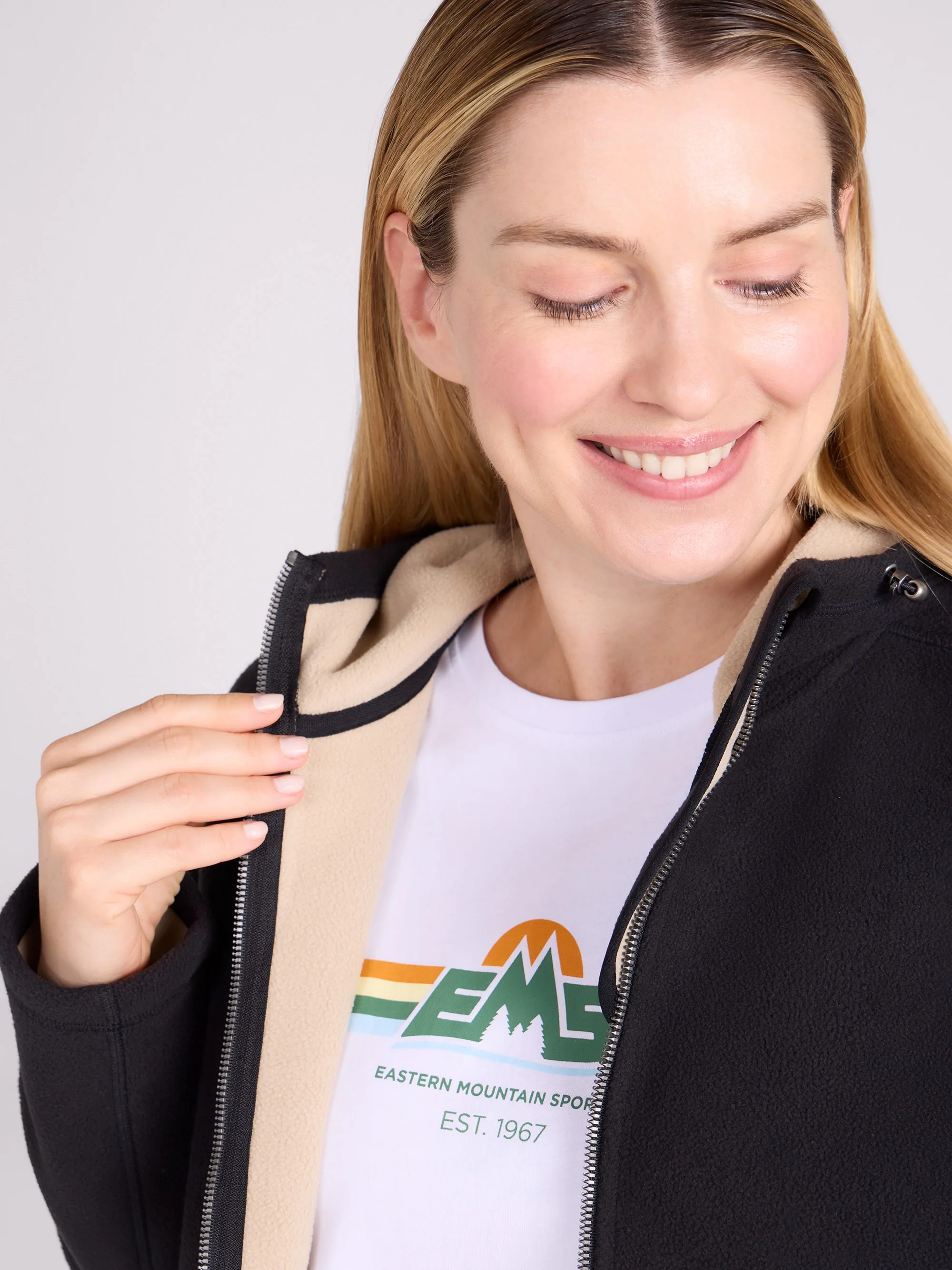 EMS Becca Womens Full Zip Hooded Fleece - Image 3
