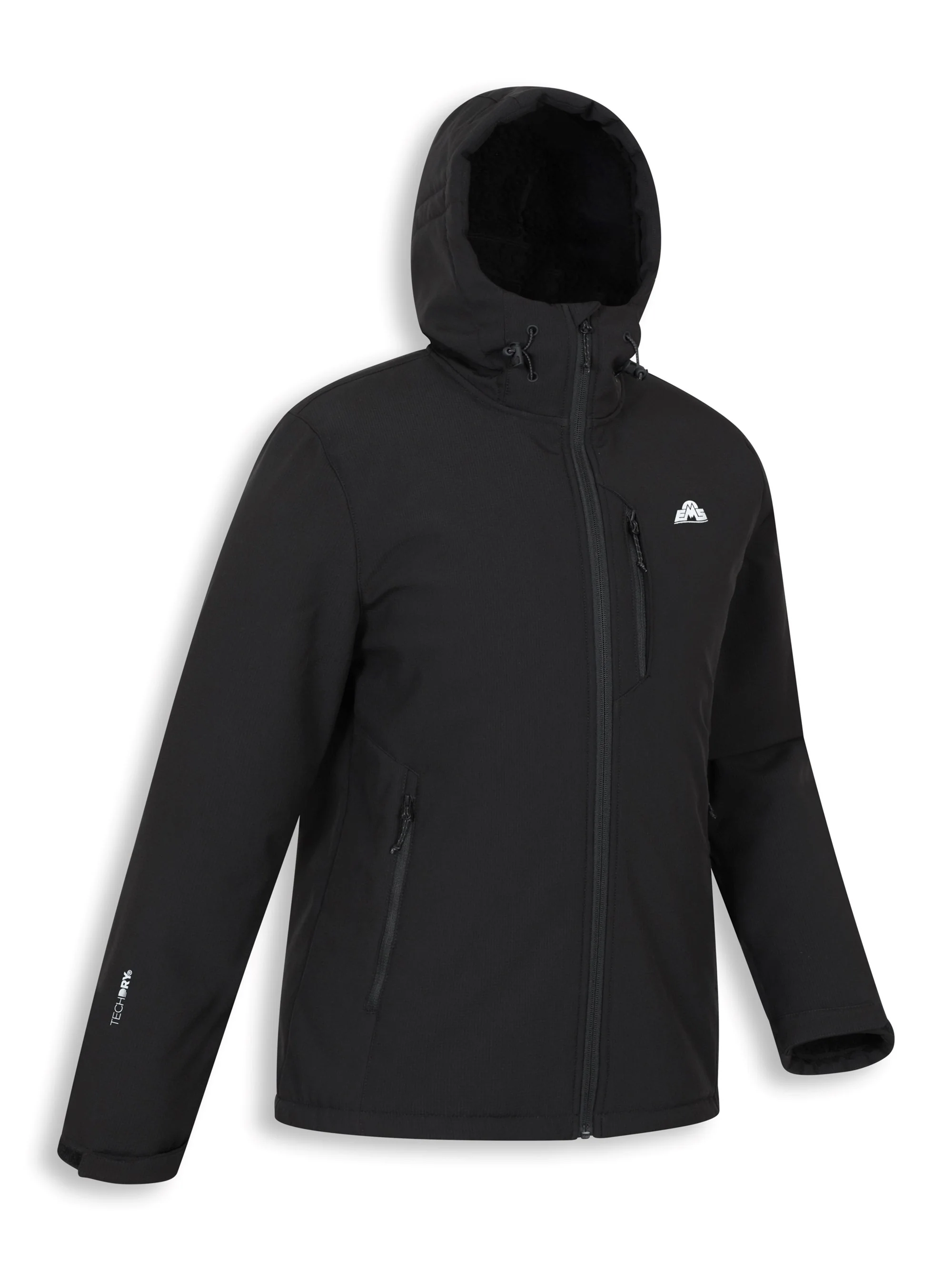 EMS Charleston Mens Fur Lined Softshell Jacket - Image 2