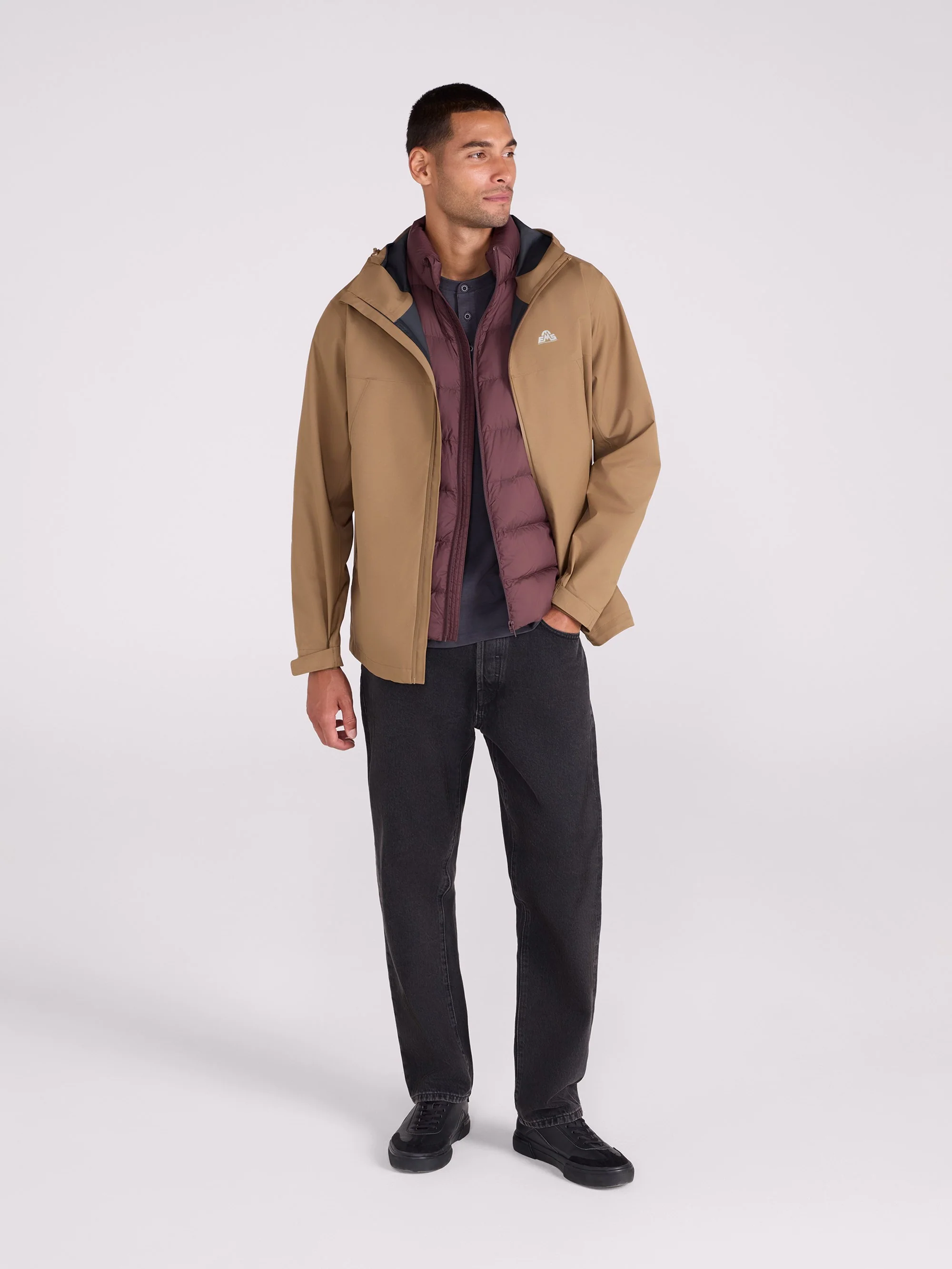 EMS Elements Mens Rain Jacket - Image 11