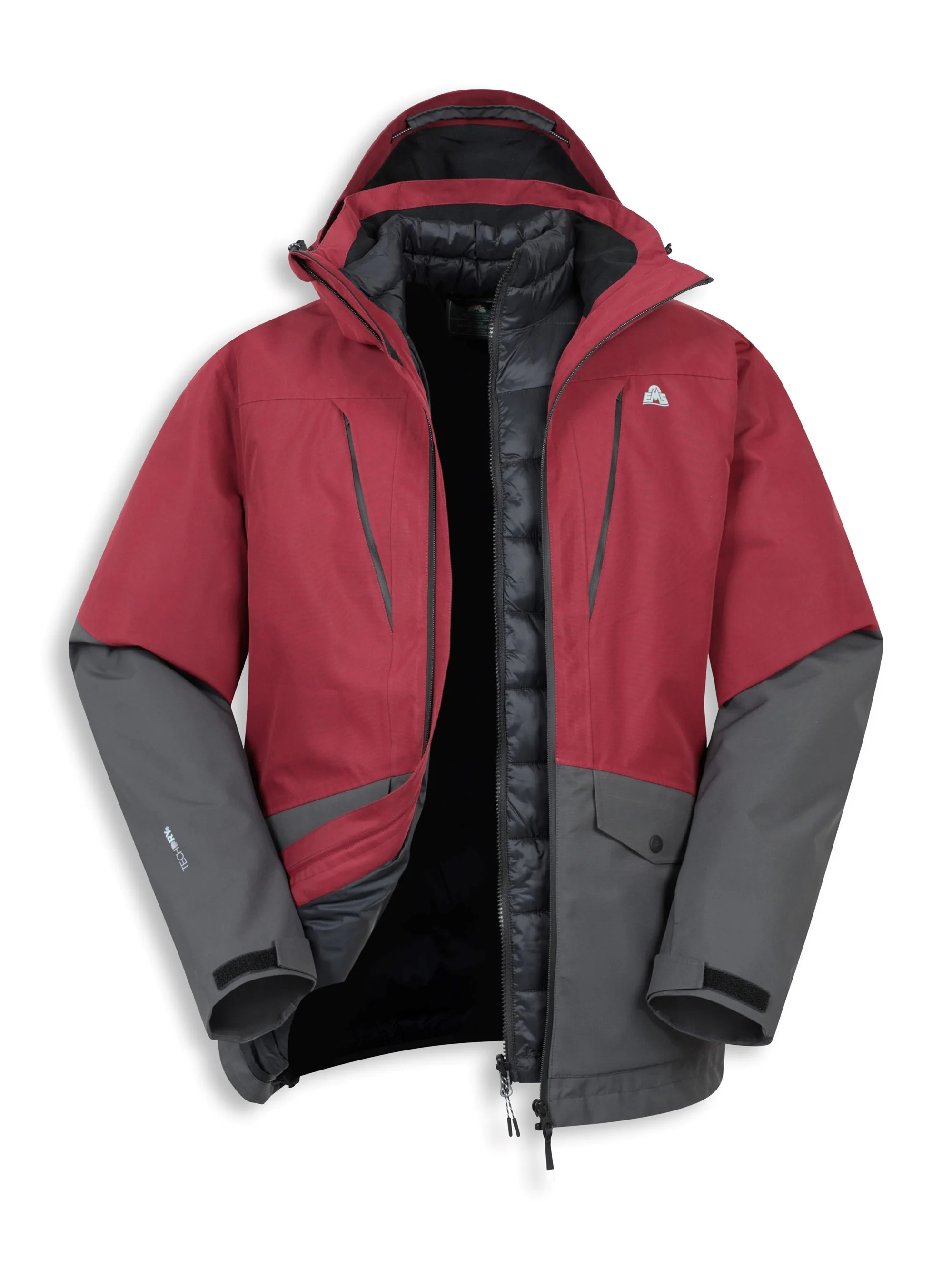 EMS Infinity Mens 3 in 1 Waterproof Ski Jacket - Image 6