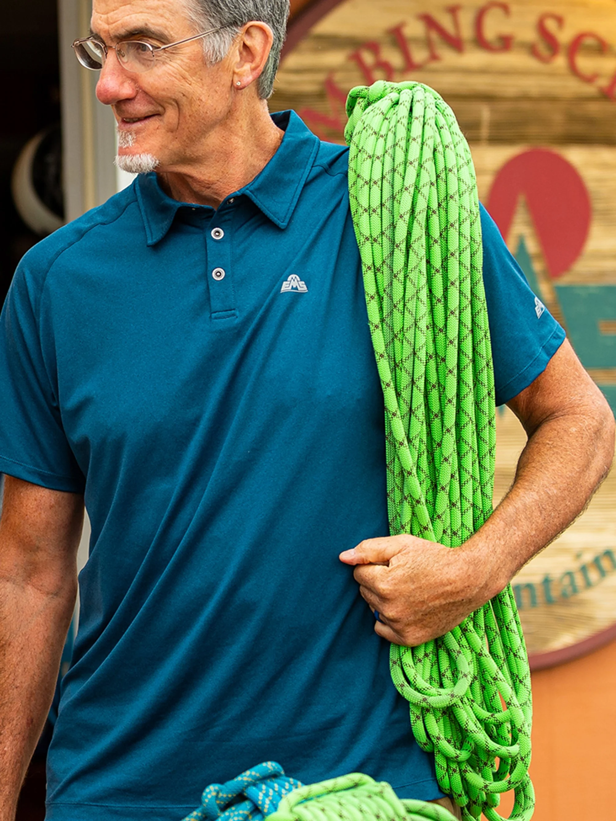 EMS Mens Essential Peak Polo Top - Image 8
