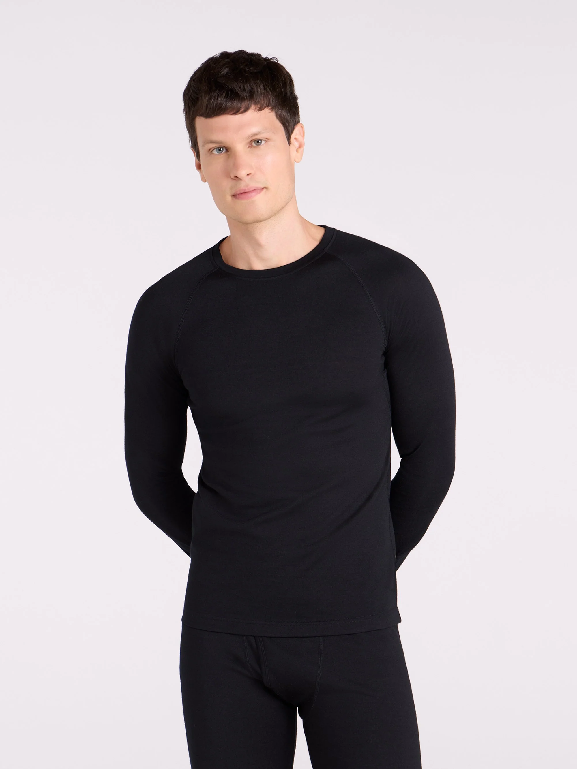EMS Mens Merino Long Sleeve Base Layer Top
