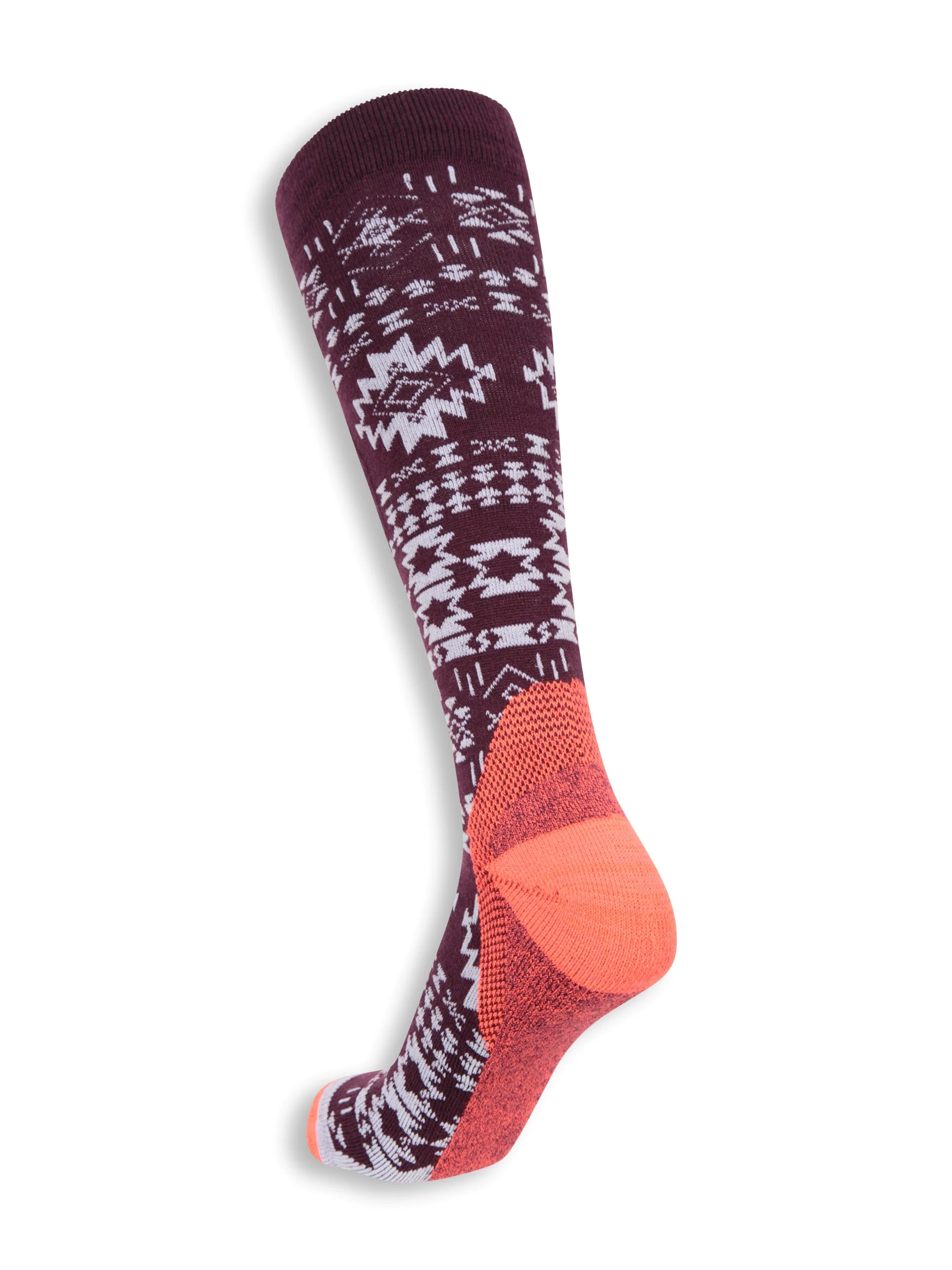 EMS Polar Patterned Merino Women's Knee Length Ski Socks - Image 2