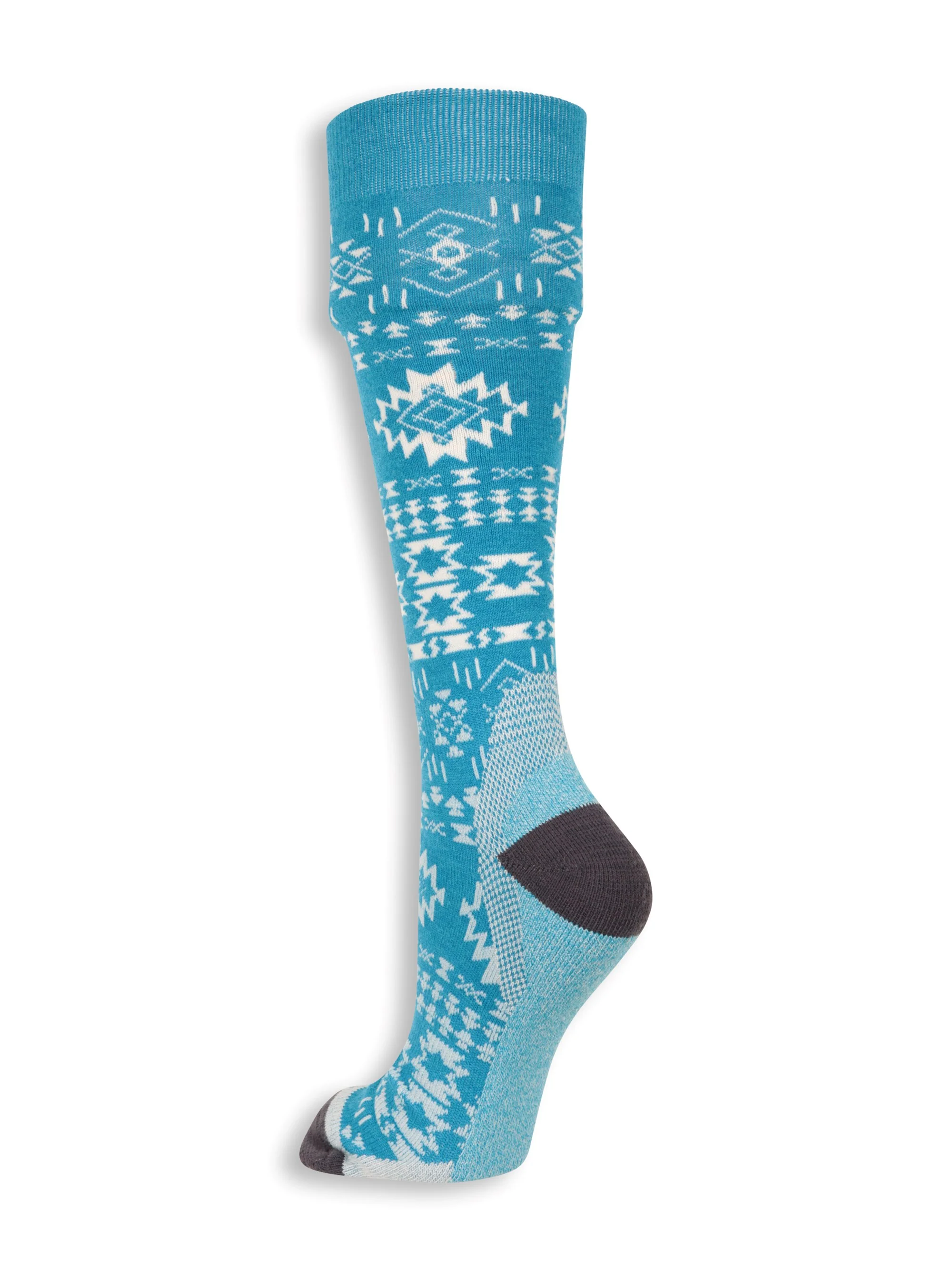 EMS Polar Patterned Merino Women's Knee Length Ski Socks - Image 6