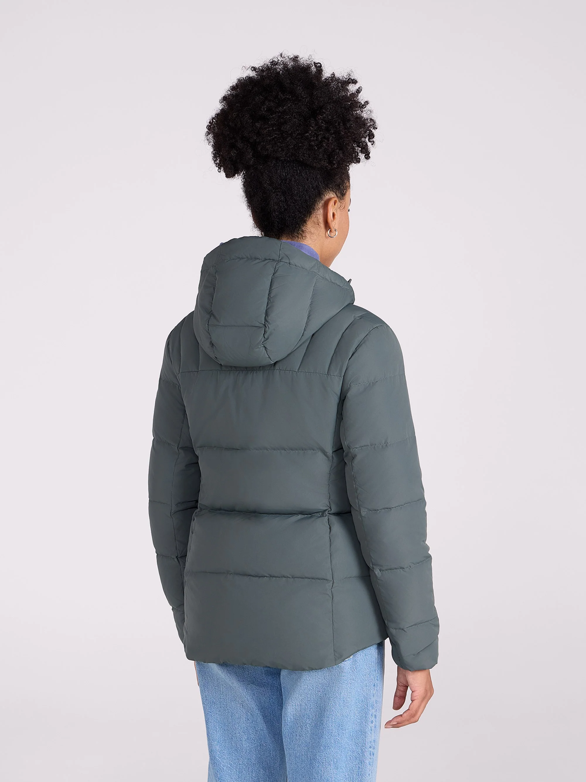 EMS Womens Mid Weight Tech Down Hooded Jacket - Image 12