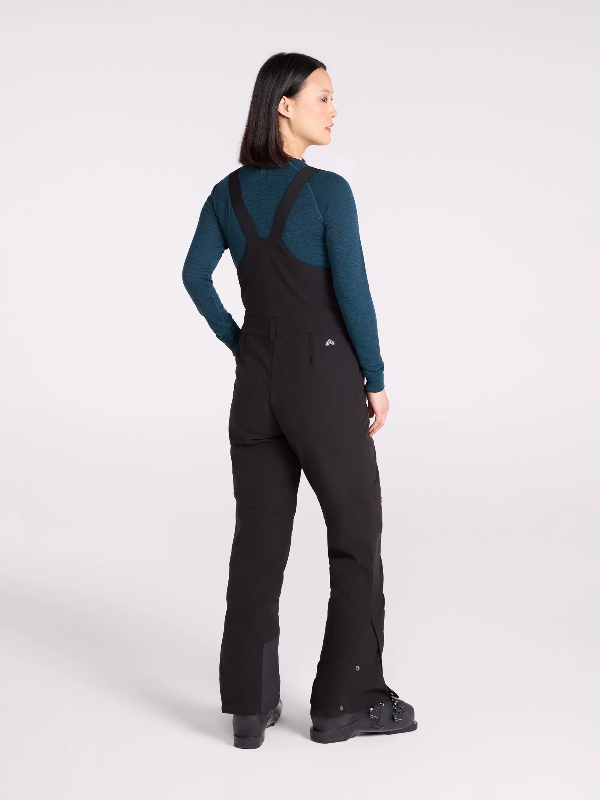 EMS Womens Softshell Bib Front Ski Pants - Image 2