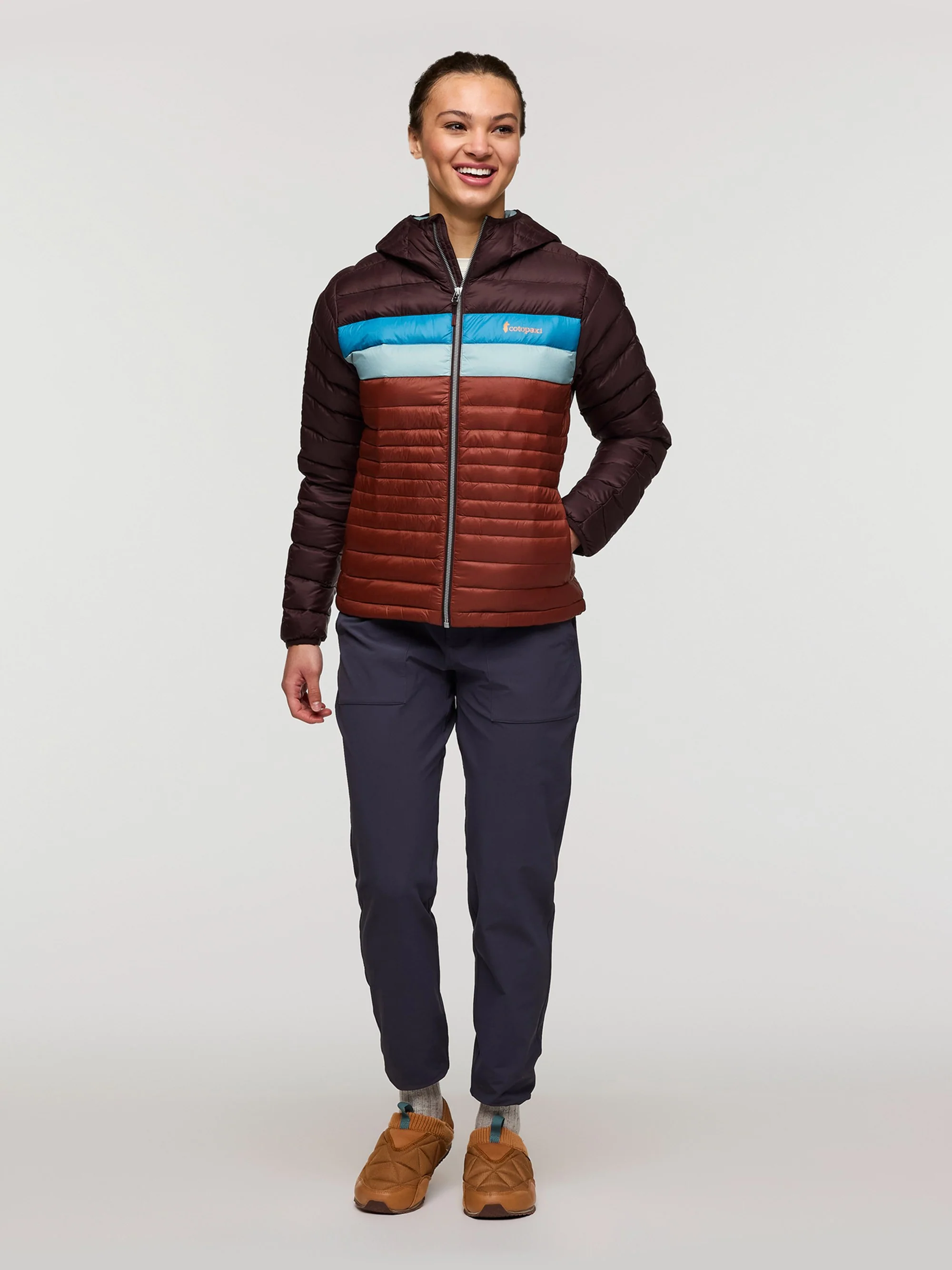 Fuego Womens Down Hooded Jacket - Image 2