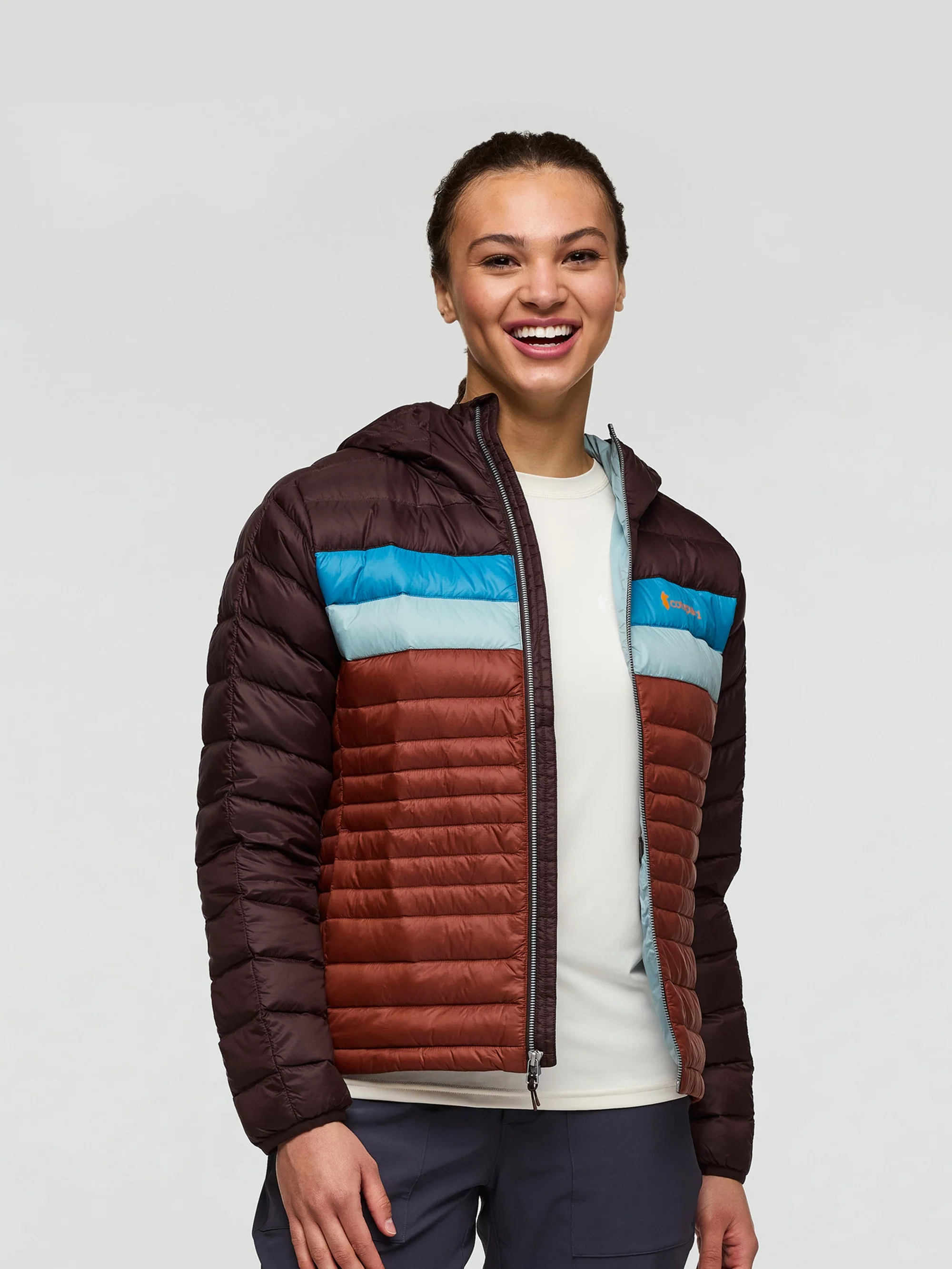Fuego Womens Down Hooded Jacket - Image 6