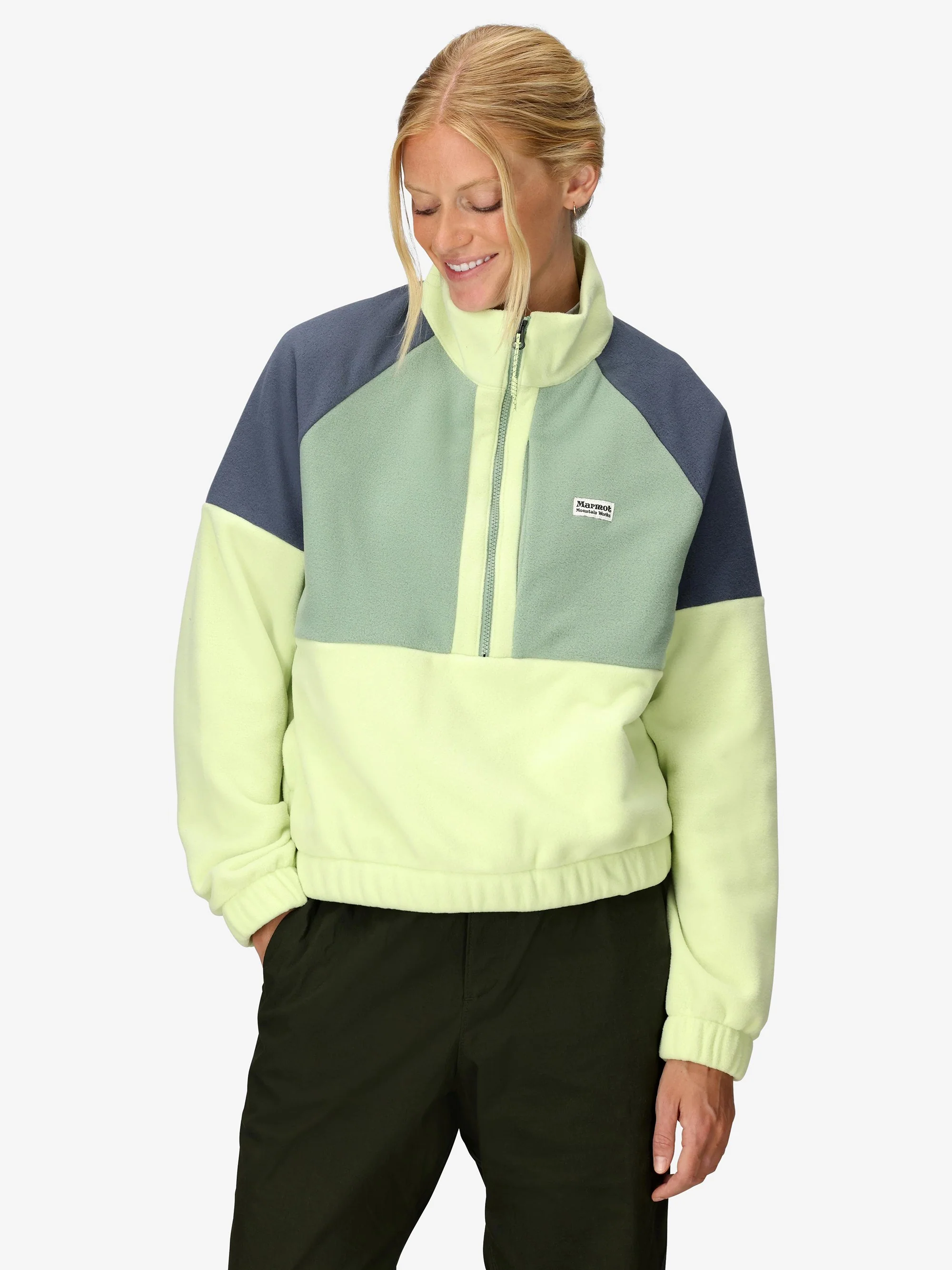 Marmot Womens Retro Rocklin Half Zip Fleece