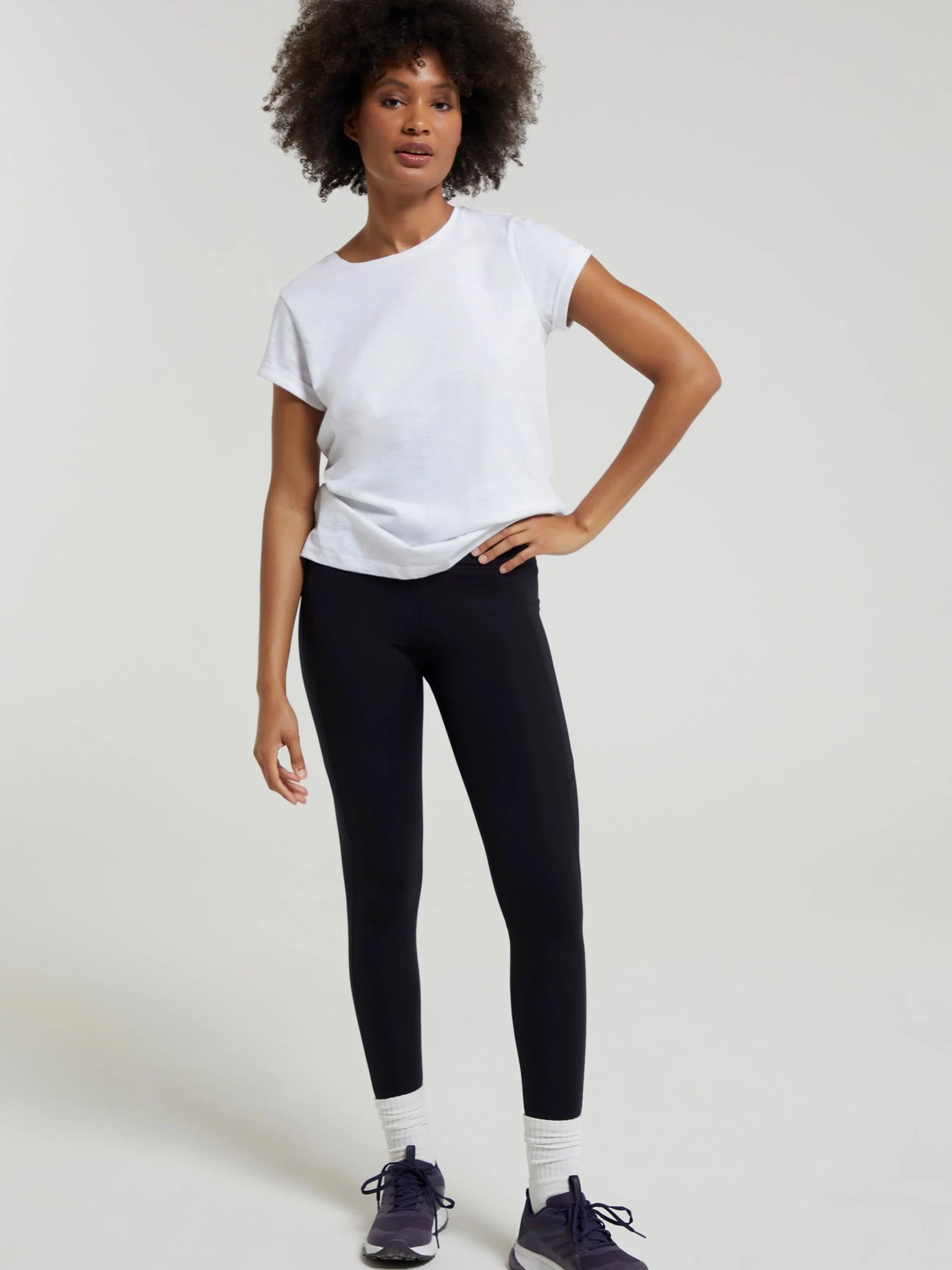 Mountain Warehouse Blackout High-Waisted Womens Full-Length Leggings - Image 2