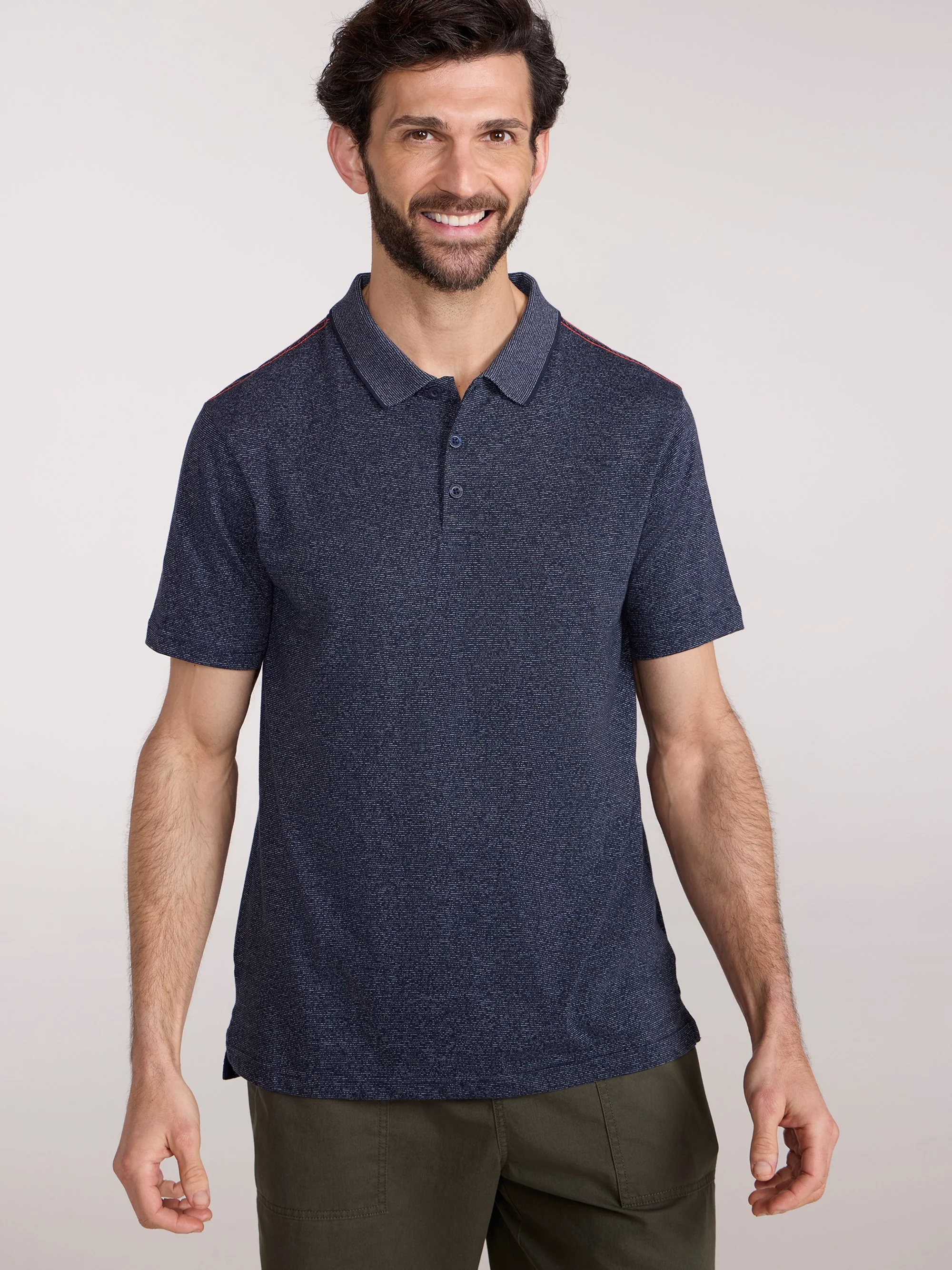 Mountain Warehouse Cordyline Textured Mens Polo