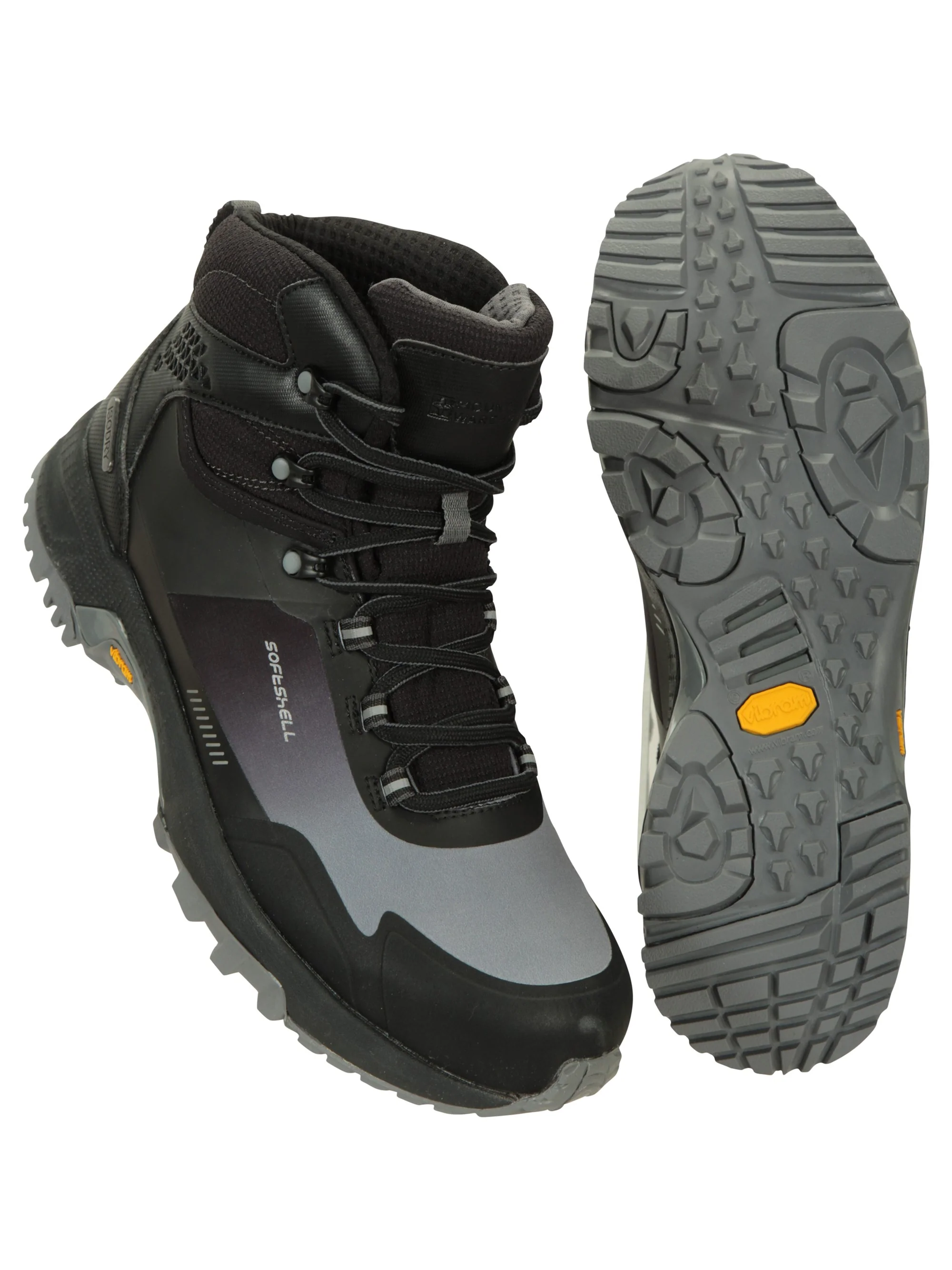 Mountain Warehouse Extreme Spectrum Mens Waterproof Softshell Vibram Hiking Boots - Image 11