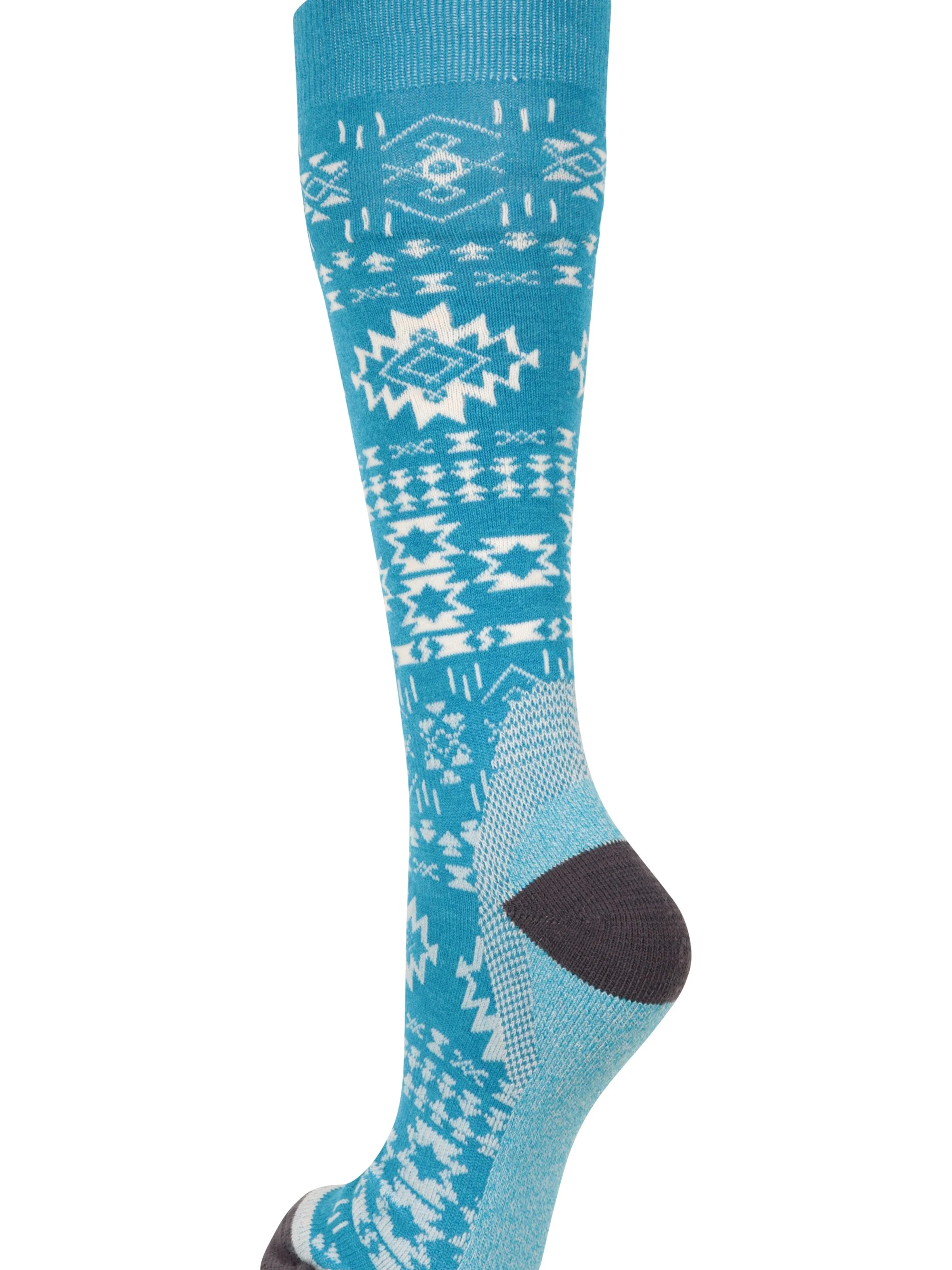 Mountain Warehouse Polar Womens Patterned Merino Technical Knee Length Ski Socks - Image 2