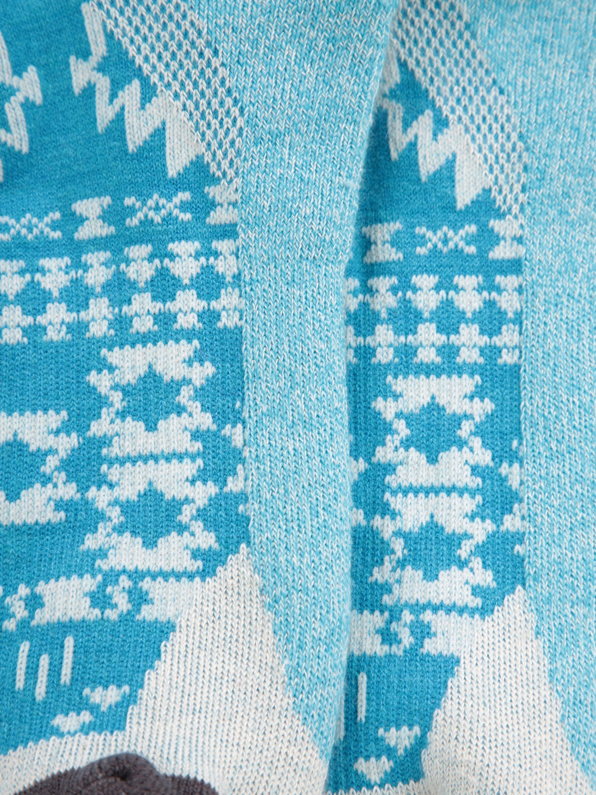Mountain Warehouse Polar Womens Patterned Merino Technical Knee Length Ski Socks - Image 4