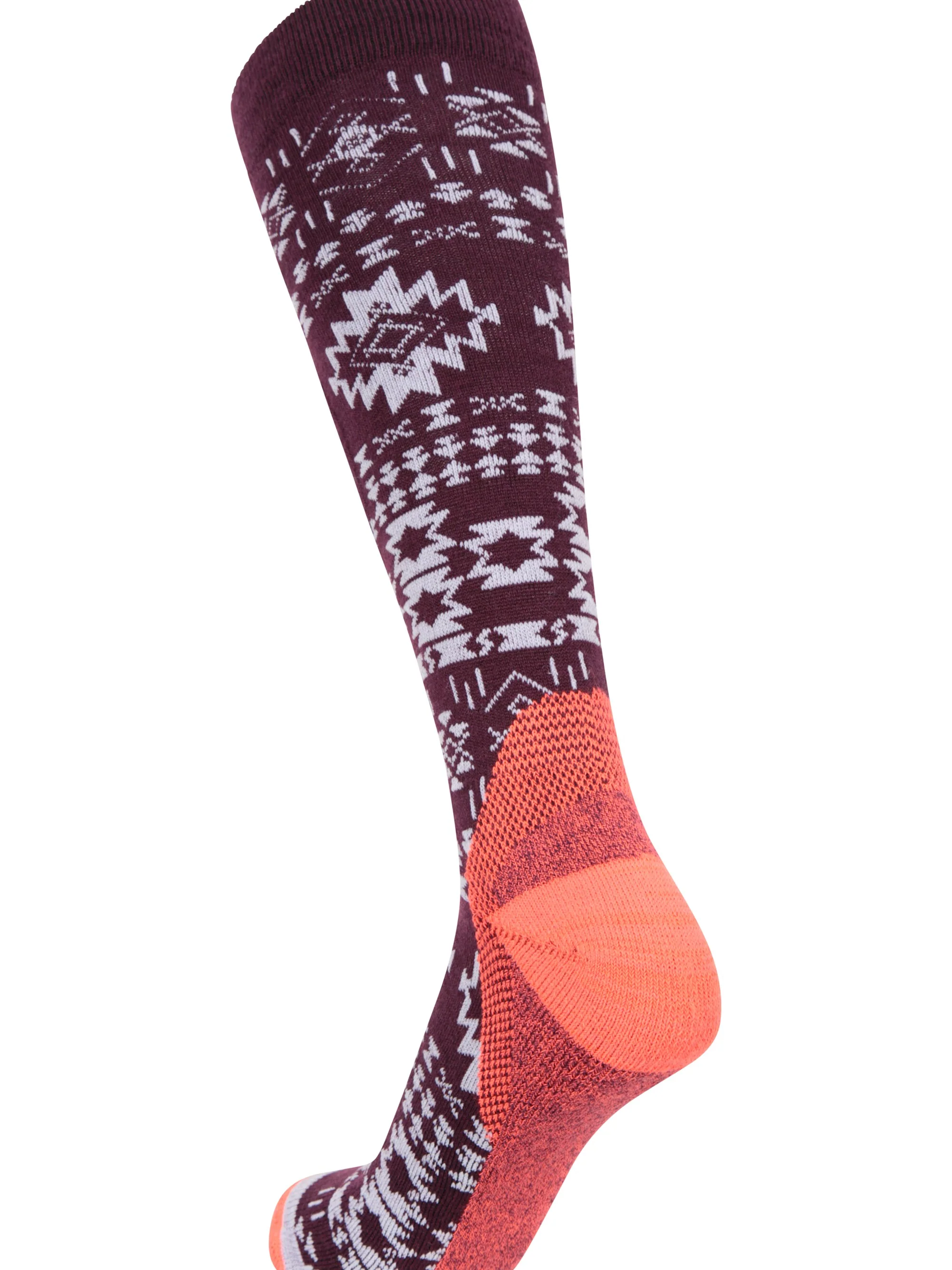 Mountain Warehouse Polar Womens Patterned Merino Technical Knee Length Ski Socks - Image 9