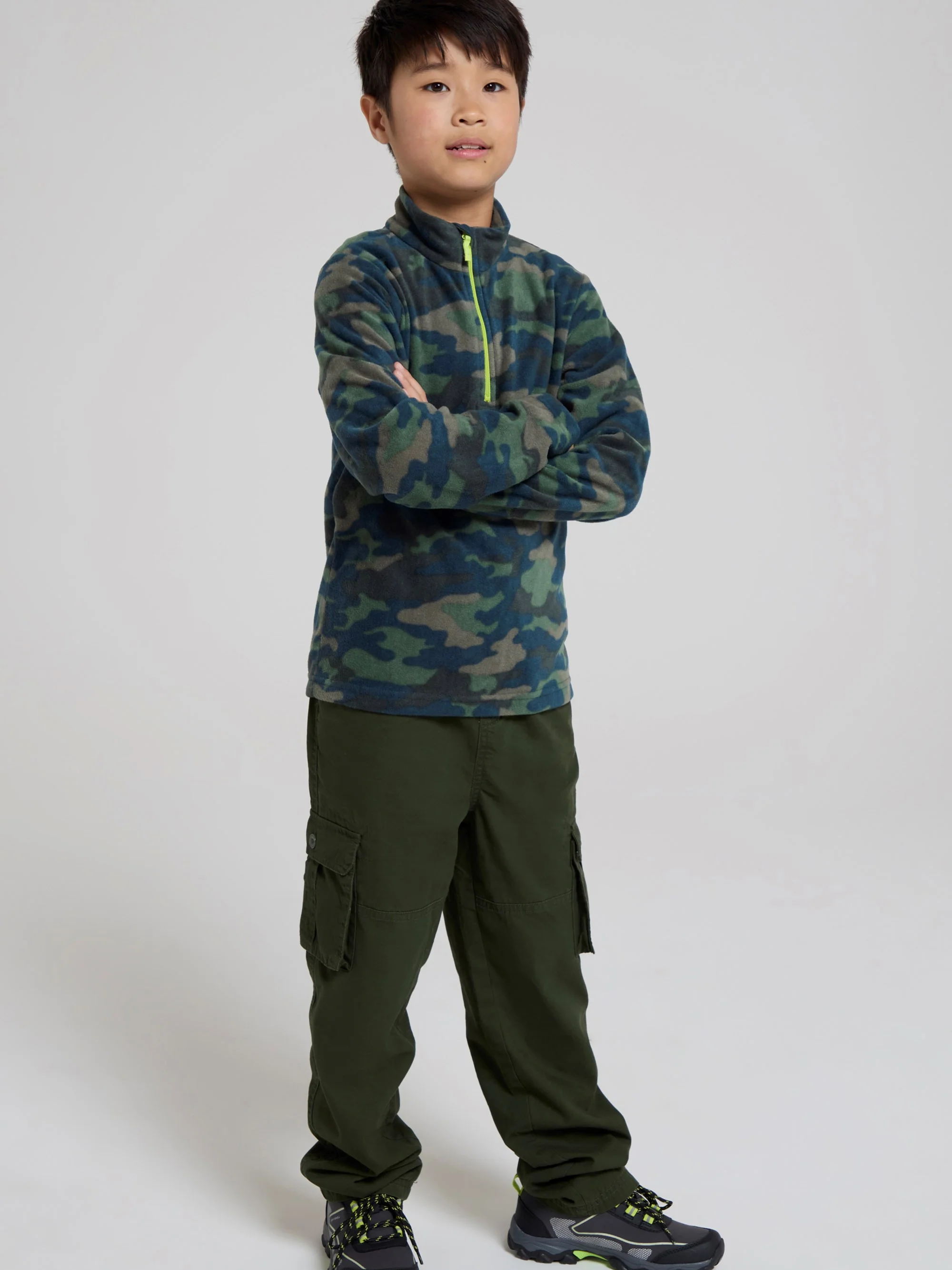 Mountain Warehouse Pursuit Printed Kids Half-Zip Fleece - Image 2
