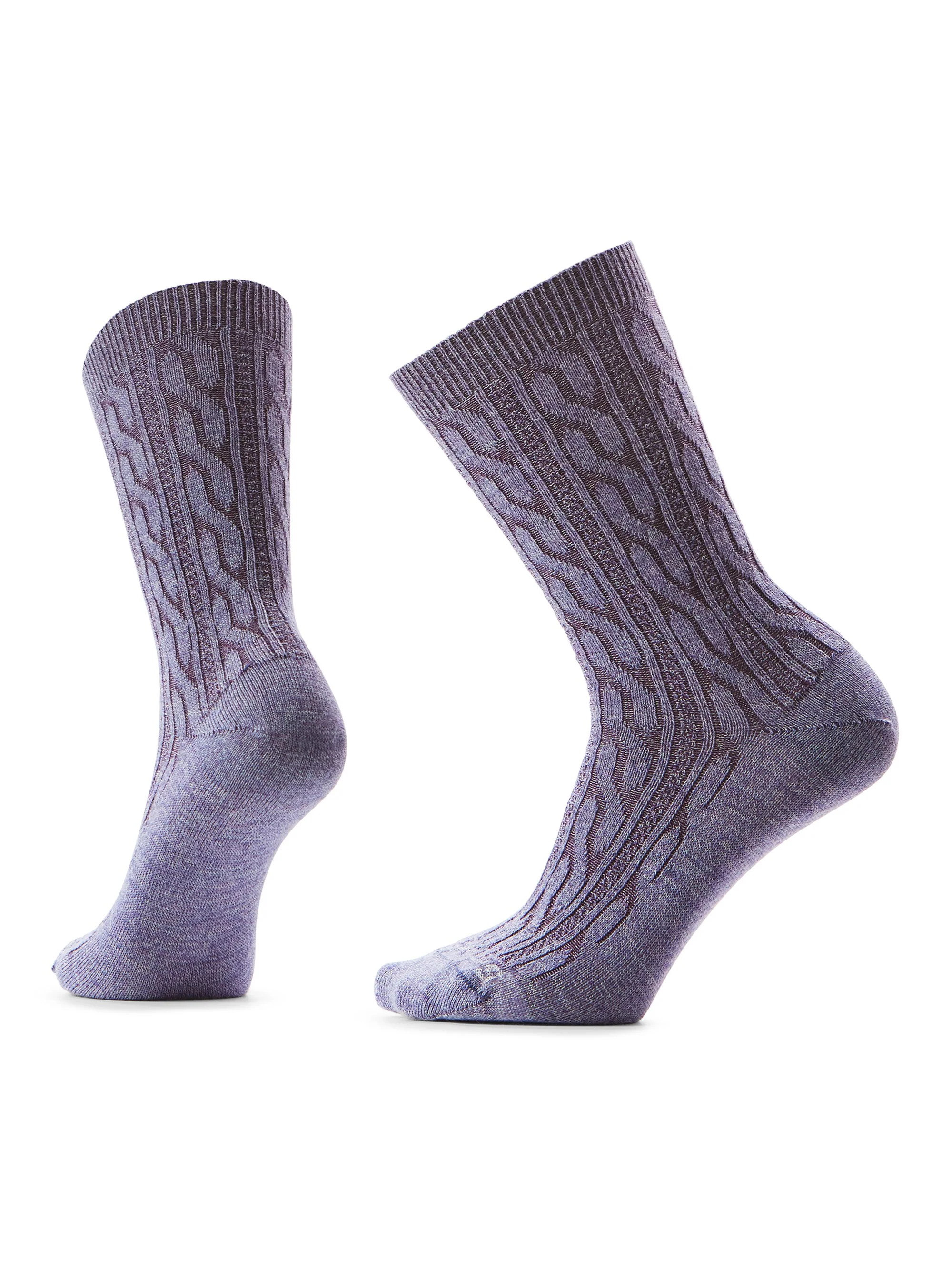 Smartwool Mens Everyday Cable Crew Socks - Image 2