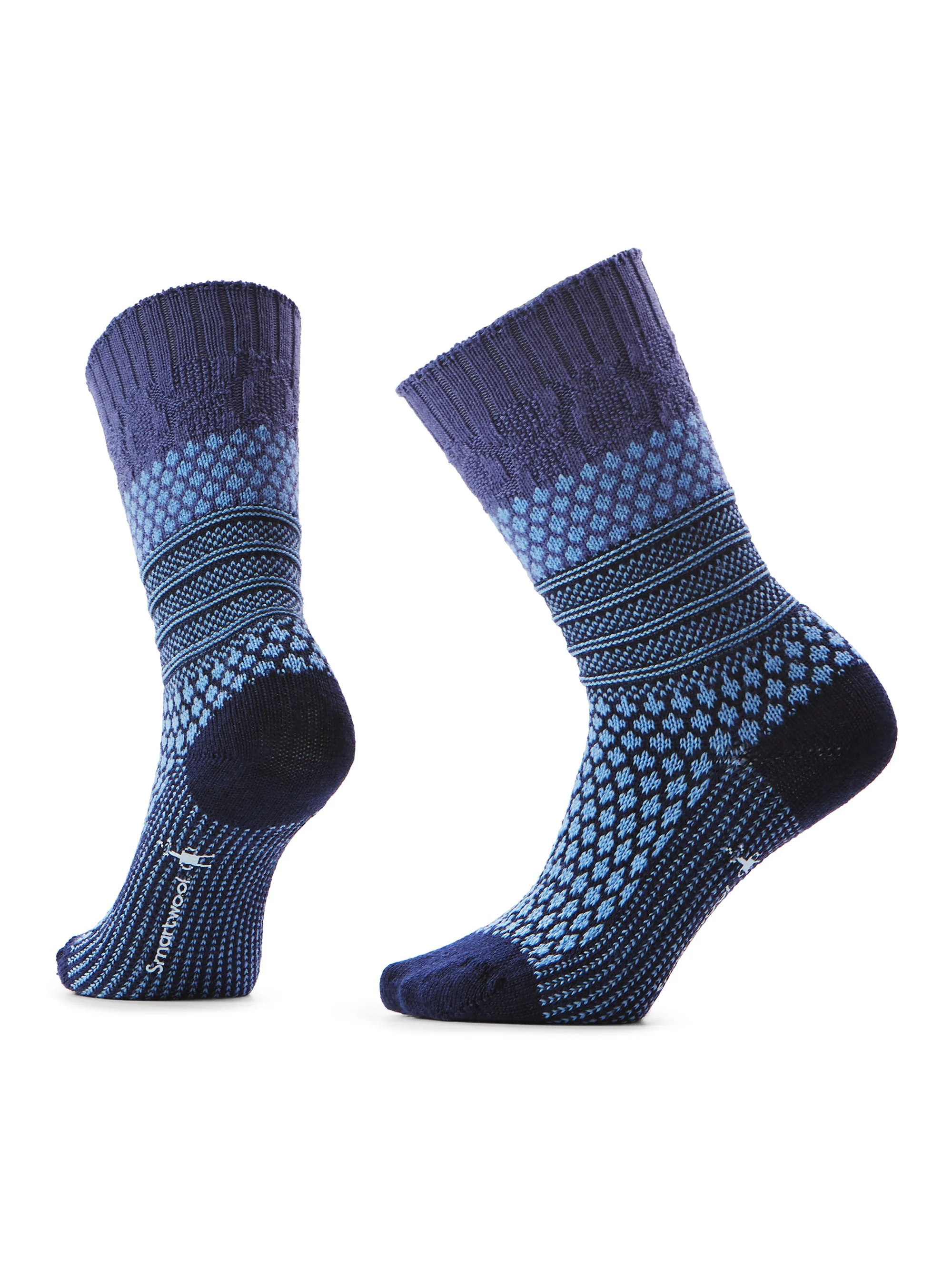 Smartwool Womens Everyday Cozy Popcorn Cable Crew Socks