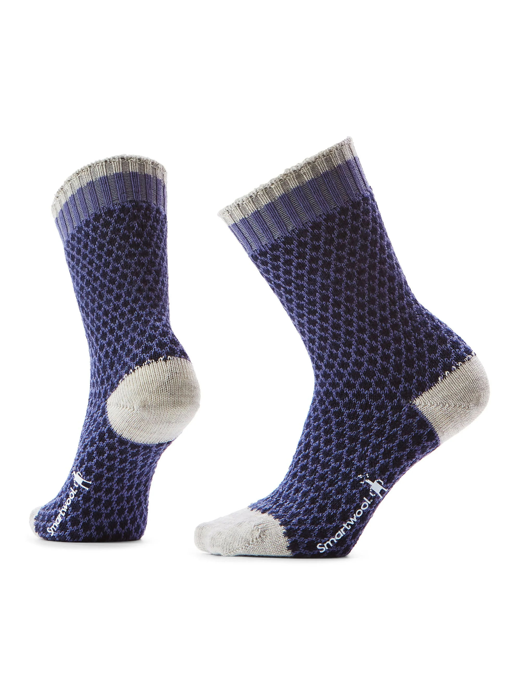 Smartwool Womens Everyday Cozy Popcorn Polka Dot Crew Socks