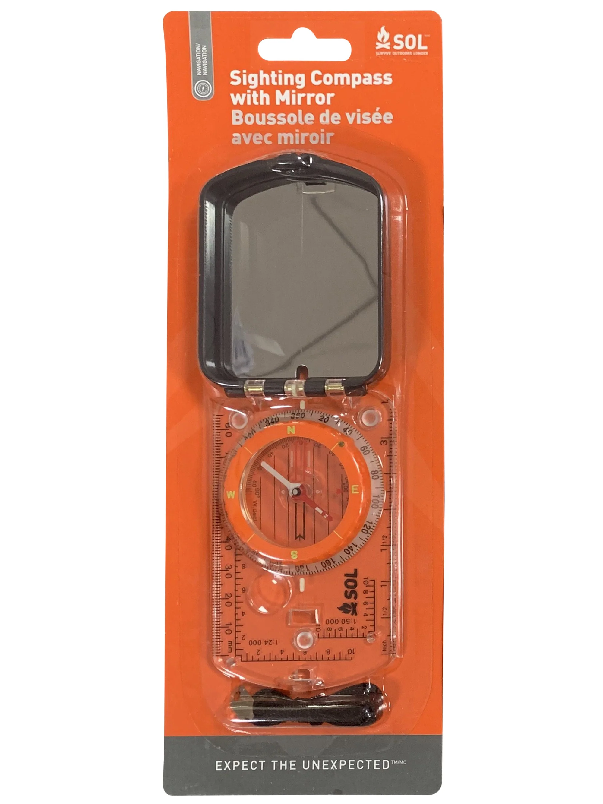 SOL Sighting Compass With Mirror - Image 3